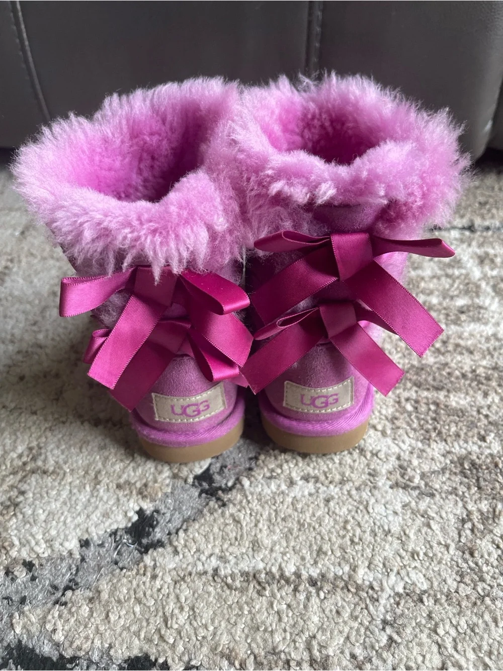 Ugg Boots kids Bailey bow boots size 10